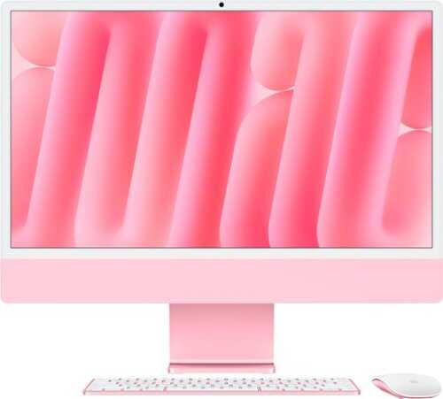 Rent to own Apple - iMac 24-inch All-in-One - M4 chip - Built for Apple Intelligence  - 16GB - 256GB SSD - (Latest Model) - Pink