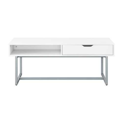 Rent to own CorLiving - Auston Single Drawer Coffee Table - White