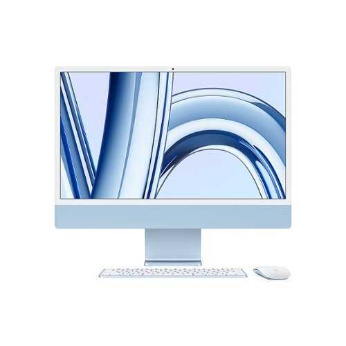 Rent to own Apple - iMac 24" All-in-One - M3 chip - 8GB Memory - 256GB (Latest Model) - Blue