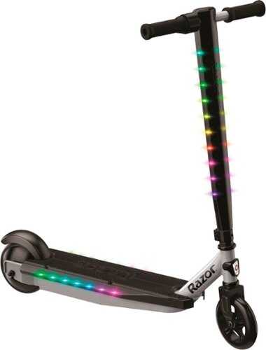 Rent to own Razor - Power Core E90 Electric Scooter Lightshow w/ 10 mph Max Speed - Silver