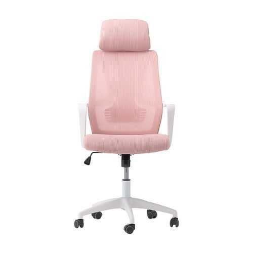Rent to own CorLiving - Workspace Mesh Back Office Chair - Pink and White