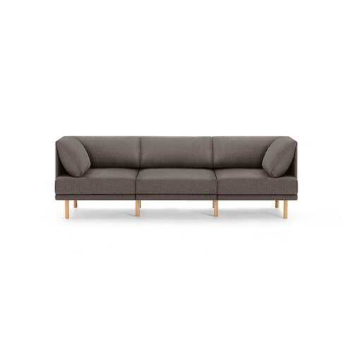 Rent to own Burrow - Contemporary Range 3-Seat Sofa - Heather Charcoal