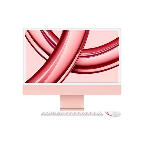 Rent to own Apple - iMac 24" All-in-One - M3 chip - 8GB Memory - 256GB (Latest Model) - Pink