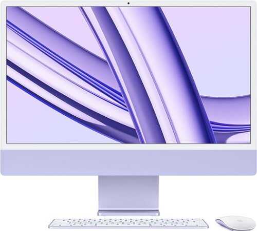 Rent to own Apple - iMac 24" All-in-One - M3 chip - 8GB Memory - 256GB (Latest Model) - Purple