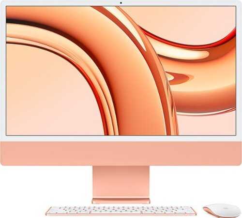 Rent to own Apple - iMac 24" All-in-One - M3 chip - 8GB Memory - 256GB (Latest Model) - Orange