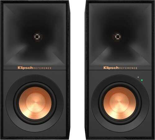 Rent to own Klipsch - R-40PM Reference Series 4" 35W 2-Way Powered Speakers (Pair) - Black