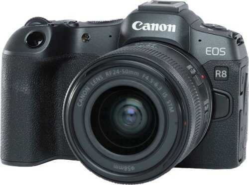 Rent To Own - Canon - EOS R8 4k Video Mirrorless Camera with RF 24-50mm f/4.5-6.3 IS STM Lens - Black