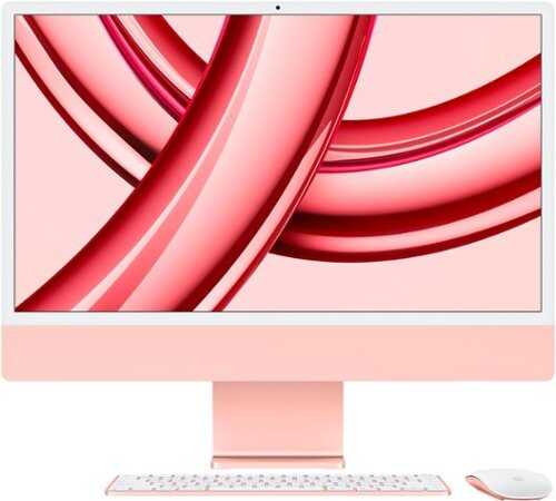 Rent to own Apple - iMac 24" All-in-One - M3 chip 10-Core - 8GB Memory - 256GB - Pink