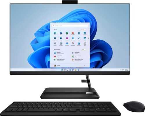 Rent to own Lenovo - IdeaCentre AIO 3 27" All-In-One - AMD Ryzen 5 - 8GB Memory - 512GB Solid State Drive - Black