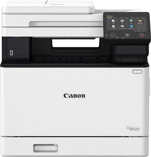 Rent to own Canon - imageCLASS MF753Cdw Wireless Color All-In-One Laser Printer with Fax - White