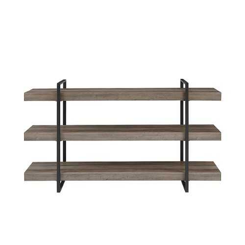 Rent to own Walker Edison Minimalist FloatingShelf Bookcase Grey