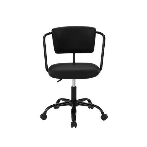 Rent to own Walker Edison - Modern Office Chair with Arms - Black