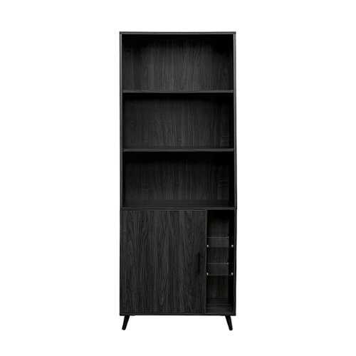 Rent to own Walker Edison - Mid-Century Modern Bookcase - Graphite