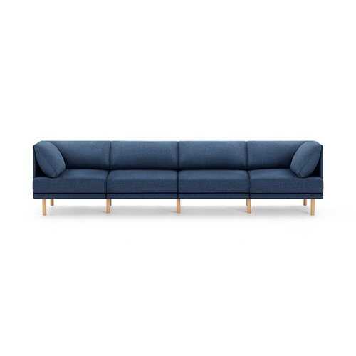 Rent to own Burrow - Contemporary Range 4-Seat Sofa - Navy Blue