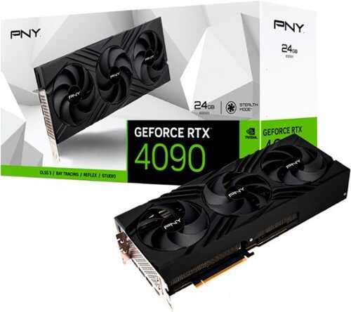 Rent to own PNY - GeForce RTX 4090 24GB GDDR6X PCI Express 4.0 Graphics Card with Triple Fan and DLSS 3 - Black