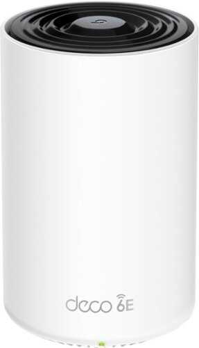 Rent to own TP-Link - Deco XE75 Pro AXE5400 Tri-Band Wi-Fi 6E Whole Home Mesh System (1-Pack) - White