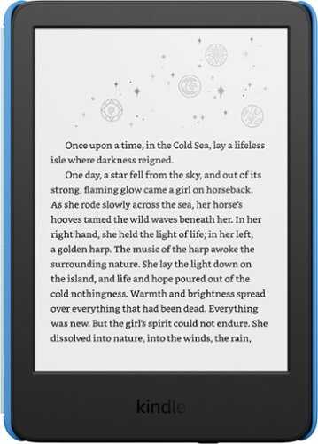 Amazon - Kindle Kids E-Reader (2022 Release) 6" Display With Cover ...