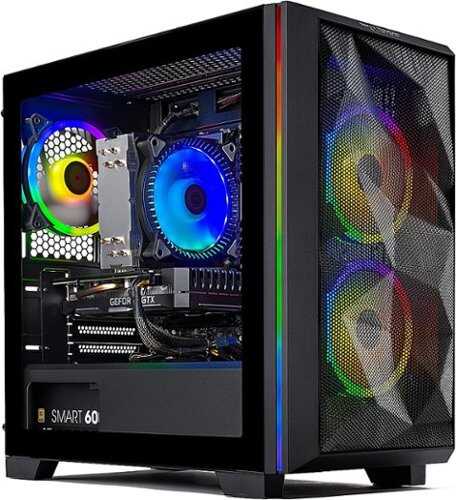 Skytech Gaming - Chronos Mini Gaming Desktop - Intel i3-12100F - Nvidia GeForce GTX 1650 - 16GB Memory - 500G NVMe SSD - Black