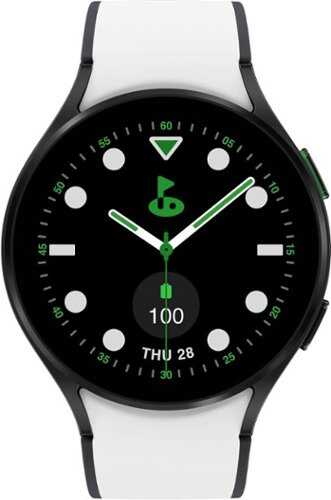 Samsung - Galaxy Watch5 Golf Edition Smartwatch 44mm BT - Black Titanium