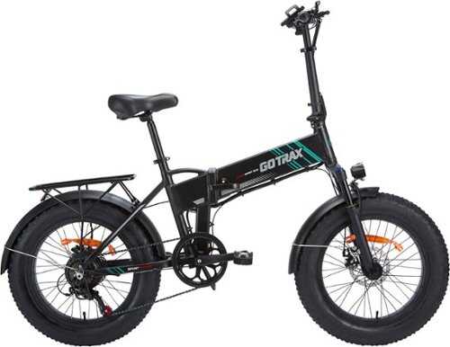 Rent to own GoTrax - Z4 Pro Foldable Ebike w/ up to 50 mile Max Operating Range and 20 MPH Max Speed - Black