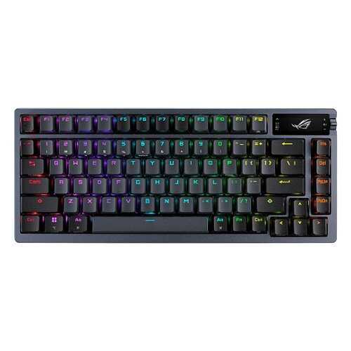 Rent to own ASUS - ROG M71 Azoth 75% TKL Bluetooth and RF Wireless Brown Switch Mechanical Gaming Keyboard - Gunmetal
