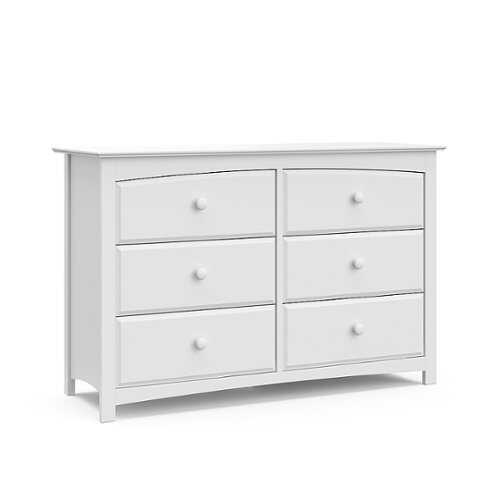Rent to own Storkcraft - Kenton 6-Drawer Double Dresser - White
