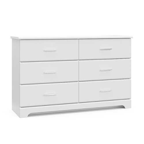 Rent to own Storkcraft - Brookside 6-Drawer Double Dresser - White
