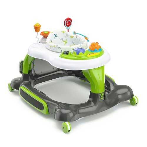 Rent to own Storkcraft - 3-in-1 Activity Walker and Rocker with Jumping Board with Feeding Tray - Green