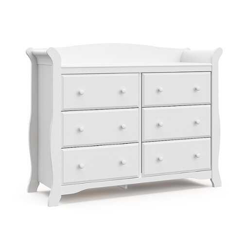 Rent to own Storkcraft - Avalon 6-Drawer Double Dresser - White