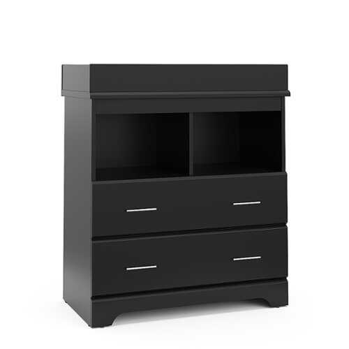 Rent to own Storkcraft - Brookside 2 Drawer Changing Chest - Black