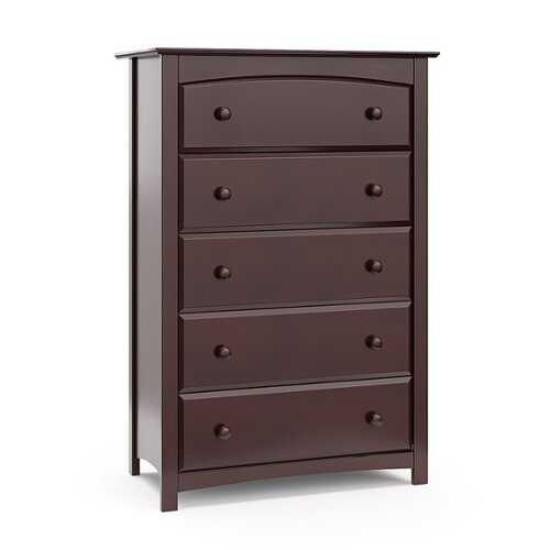 Rent to own Storkcraft - Kenton 5-Drawer Dresser - Espresso