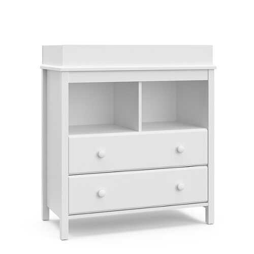 Rent to own Storkcraft - Alpine 2 Drawer Changing Table Chest - White