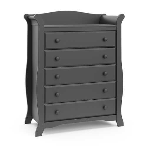 Rent to own Storkcraft - Avalon 5-Drawer Dresser - Gray