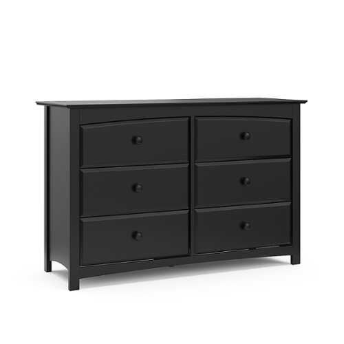 Rent to own Storkcraft - Kenton 6-Drawer Double Dresser - Black
