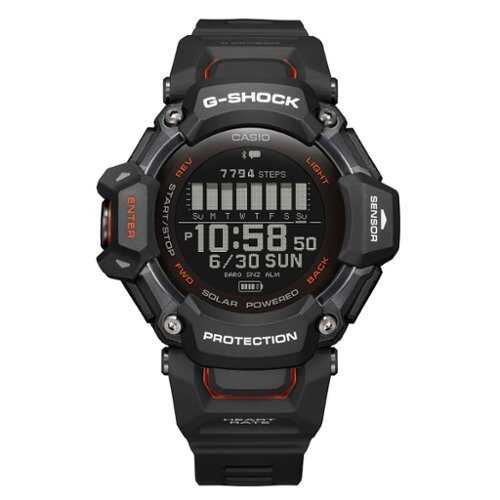 Rent to own Casio - G-Shock Move 52mm Heart Rate + GPS Solar Assist Resin Strap Smartwatch - Black