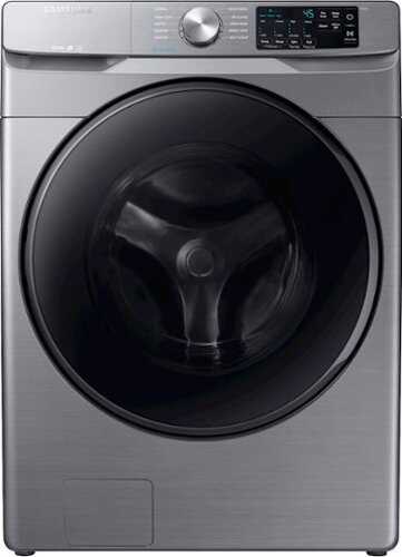 Rent to own Samsung - 4.5 cu. ft. High Efficiency Stackable Front Load Washer with Steam - Platinum