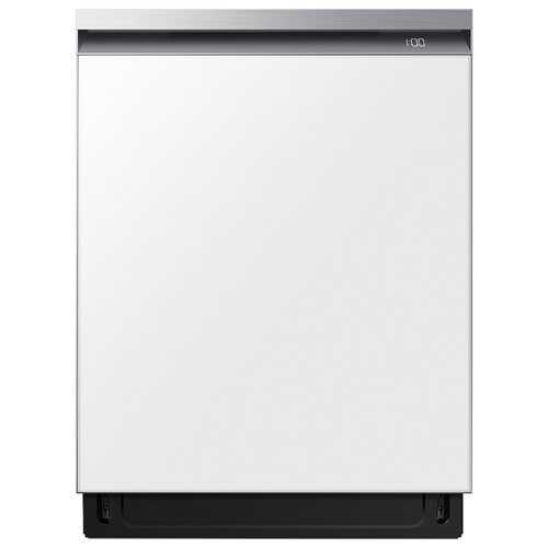 Rent to own Samsung - Smart 42dBA Dishwasher with StormWash+ and Smart Dry - White Glass