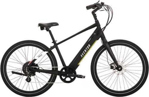 Rent to own Aventon - Pace 500.3 Step-Over Ebike w/ up to 60 mile Max Operating Range and 28 MPH Max Speed - Regular - Midnight Black
