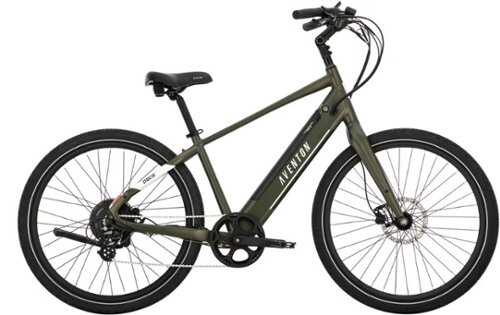 Rent to own Aventon - Pace 500.3 Step-Over Ebike w/ up to 60 mile Max Operating Range and 28 MPH Max Speed - Large - Camoflauge