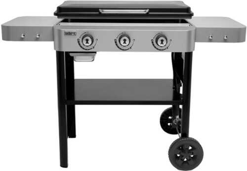 Rent to own Weber - 28" Outdoor Gas Griddle - Black