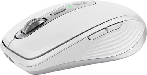 Rent to own Logitech - MX Anywhere 3S Wireless Bluetooth Fast Scrolling Mouse with Programmable Buttons - Pale Gray