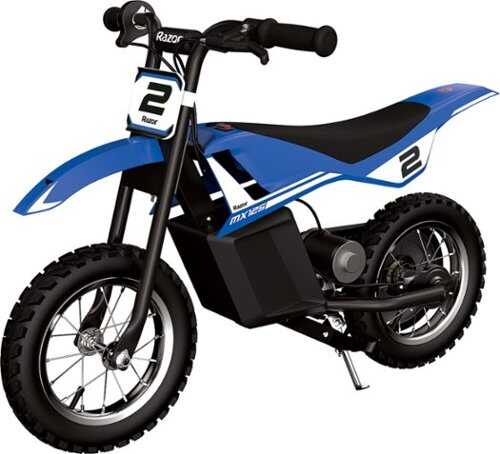 Rent to own Razor - MX125 Dirt Rocket eBike w/ 5.3 Miles Max Operating Range and 8 mph Max Speed - Blue