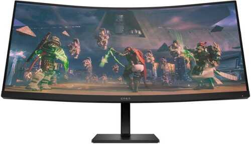 Rent to own HP OMEN - 34c QHD Curved 165Hz FreeSync Gaming Monitor (DisplayPort, HDMI, Audio Jack)