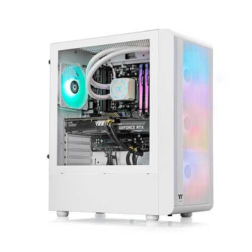 Thermaltake - Avalanche i477T AIO Liquid Cooled Gaming PC - White