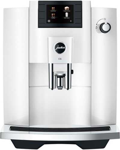 Rent To Own - Jura - E6  Espresso Machine with Easy Cappuccino Function - Piano White