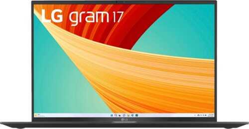 LG - gram 17” Ultra Lightweight Laptop - Intel Evo Platform 13th Gen Intel Core i7 - 16GB RAM - 1TB NVMe SSD - Black