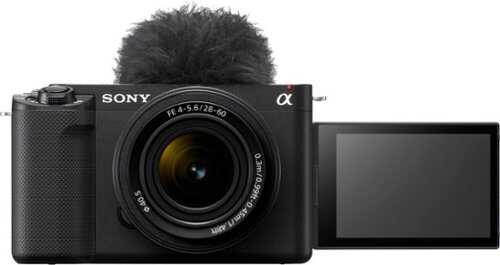 Sony - Alpha ZV-E1 12.1-Megapixel Full-frame Vlog Mirrorless Lens Camera Kit with 28-60mm Lens - Black