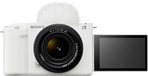 Sony - Alpha ZV-E1 12.1-Megapixel Full-frame Vlog Mirrorless Lens Camera Kit with 28-60mm Lens - White