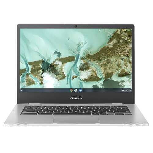 Rent to own ASUS - CX1 14" Chromebook - Intel Celeron N4500 with 8GB Memory - 64GB eMMC - Transparent Silver