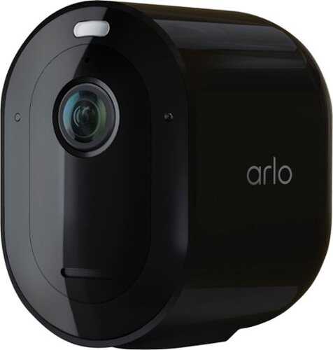 Rent to own Arlo - Pro 5S 2K Indoor/Outdoor Wire Free Spotlight Security Camera - Black